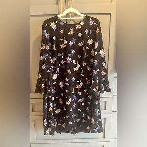 Eliza J Floral Ruffle Sheath Cocktail Dress - 18W